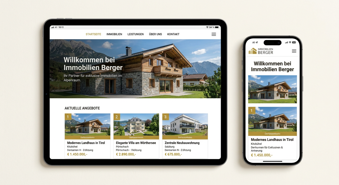 Website-Erstellung Mockup